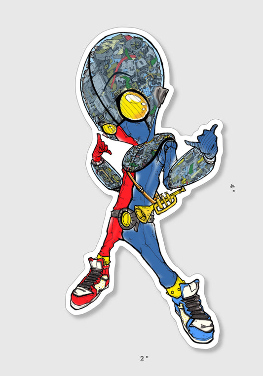 Kikaida Zero One Sticker
