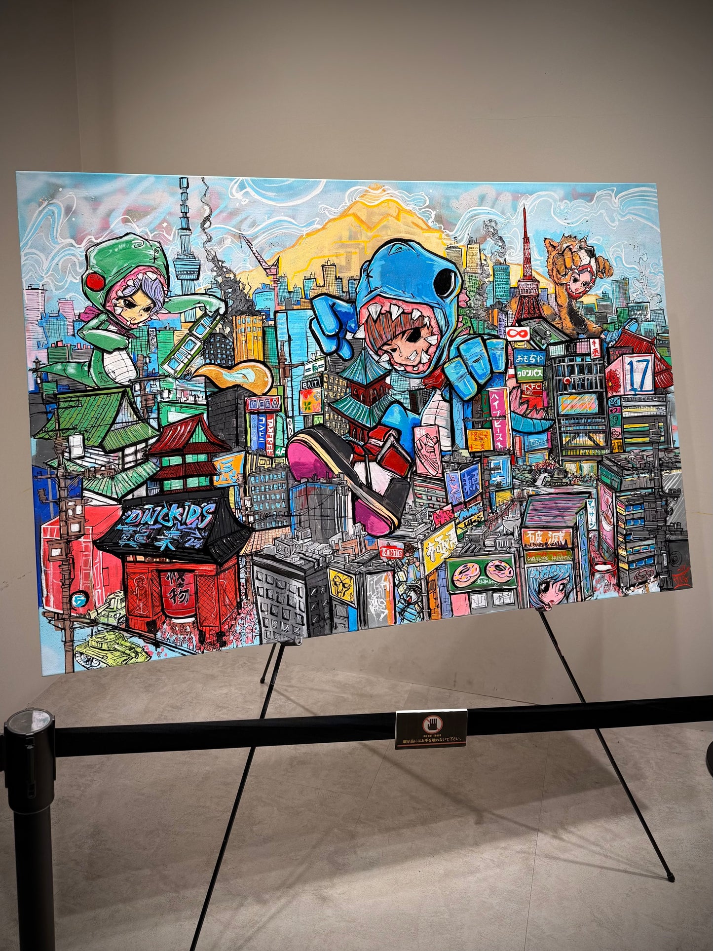 “We’re Taking Over Tokyo” Original Art work 60” x 40”