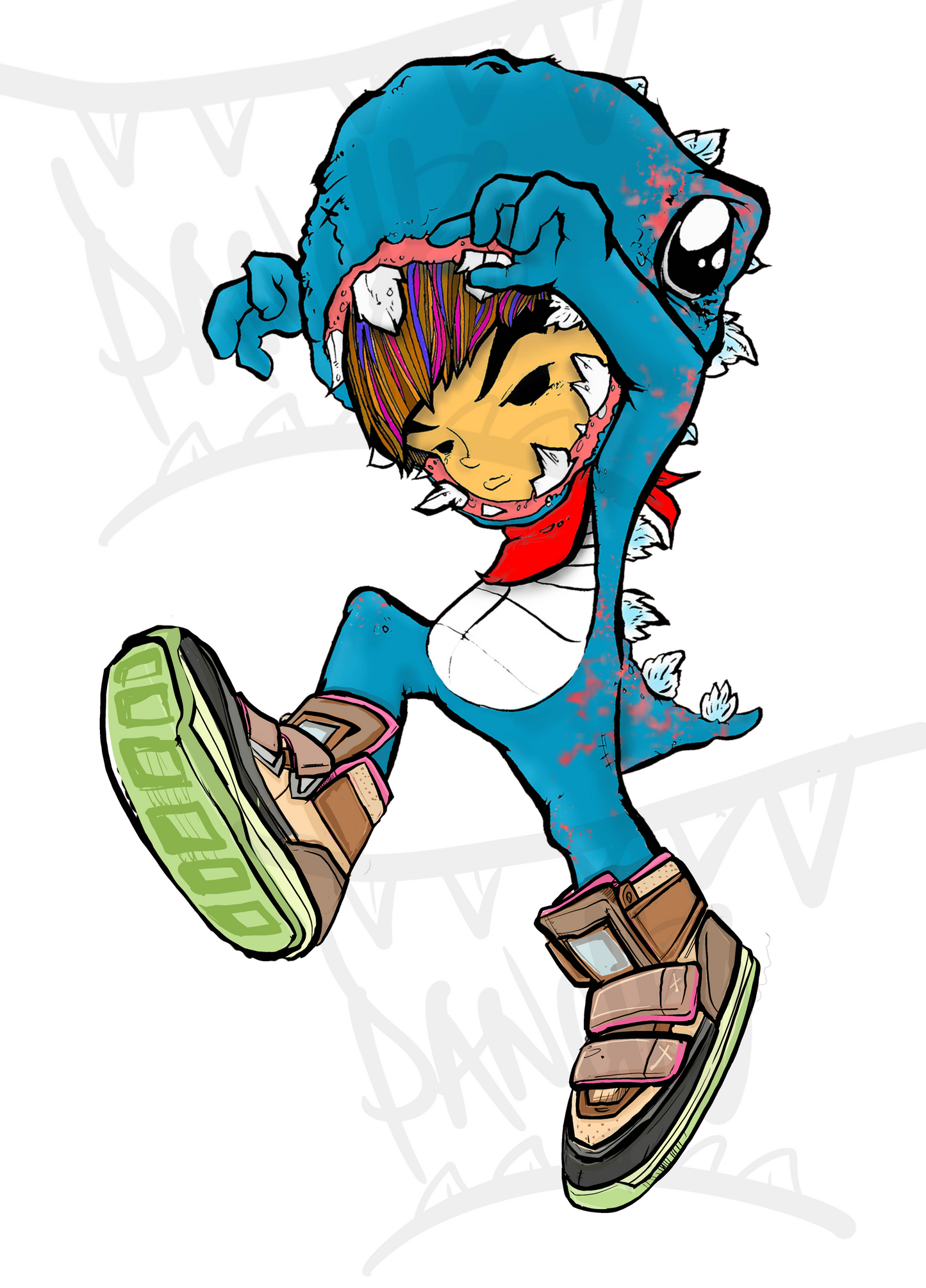 KIDZILLA STOMPIN 2.0 Print