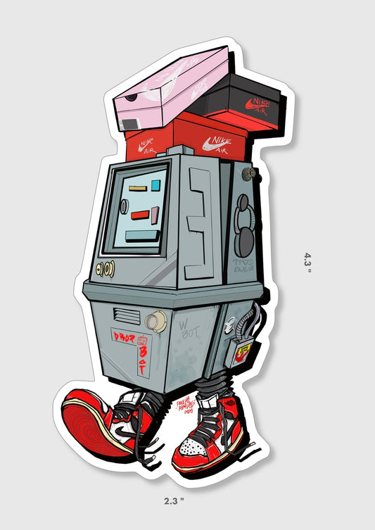 Drop Droid Sticker