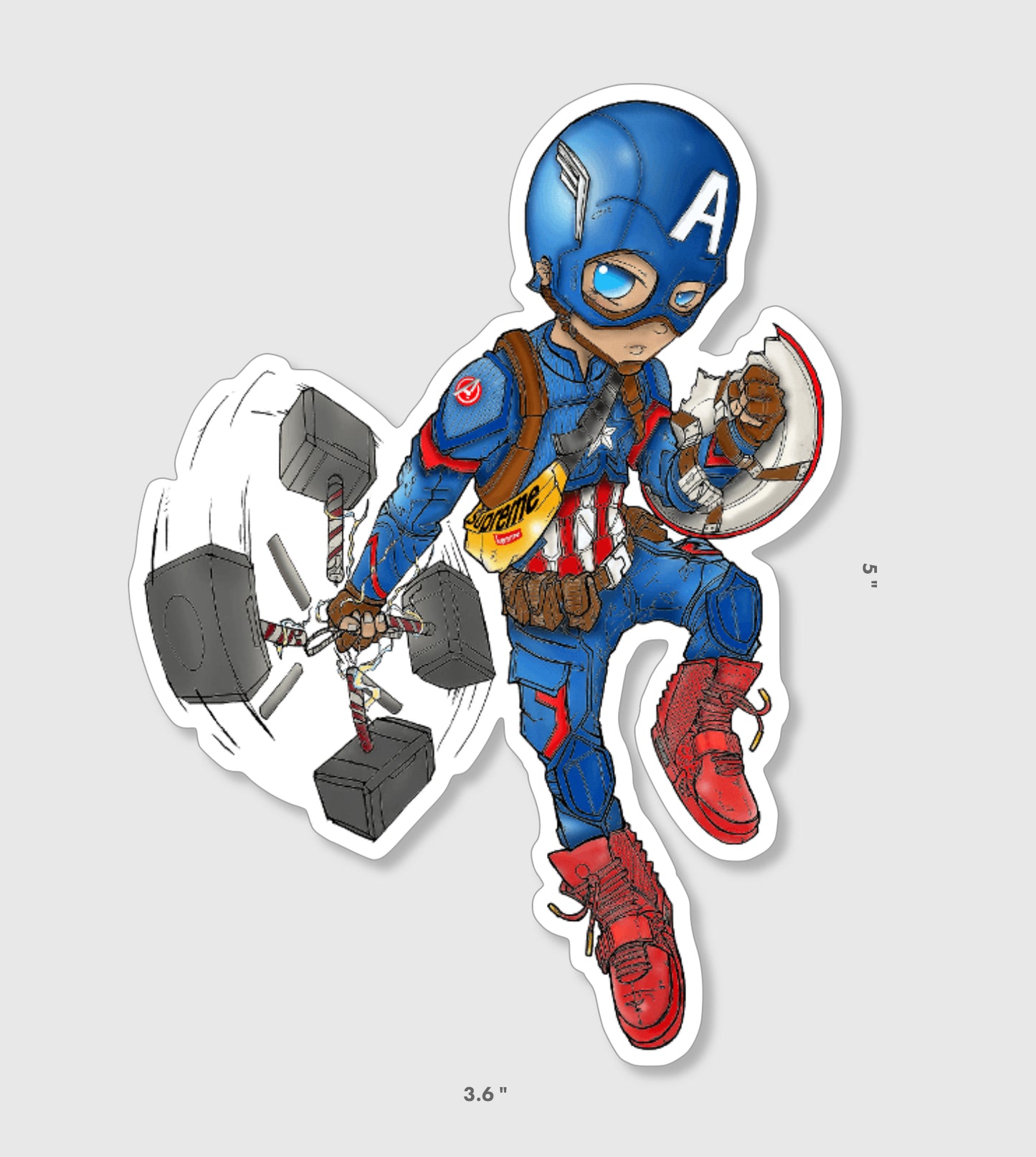 Captain America Sticker