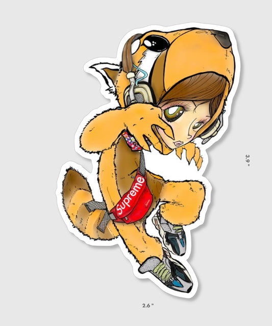 Red Panda Mai 1 Sticker