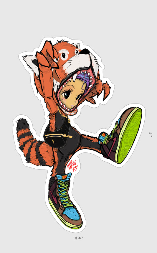 Red Panda Mai v.2 Sticker