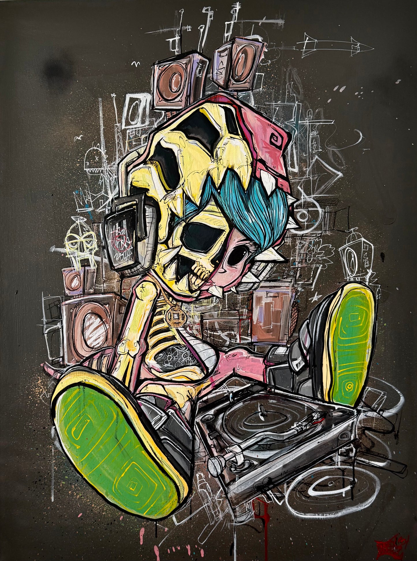 “Muzik” Original Art Work 30”x40”