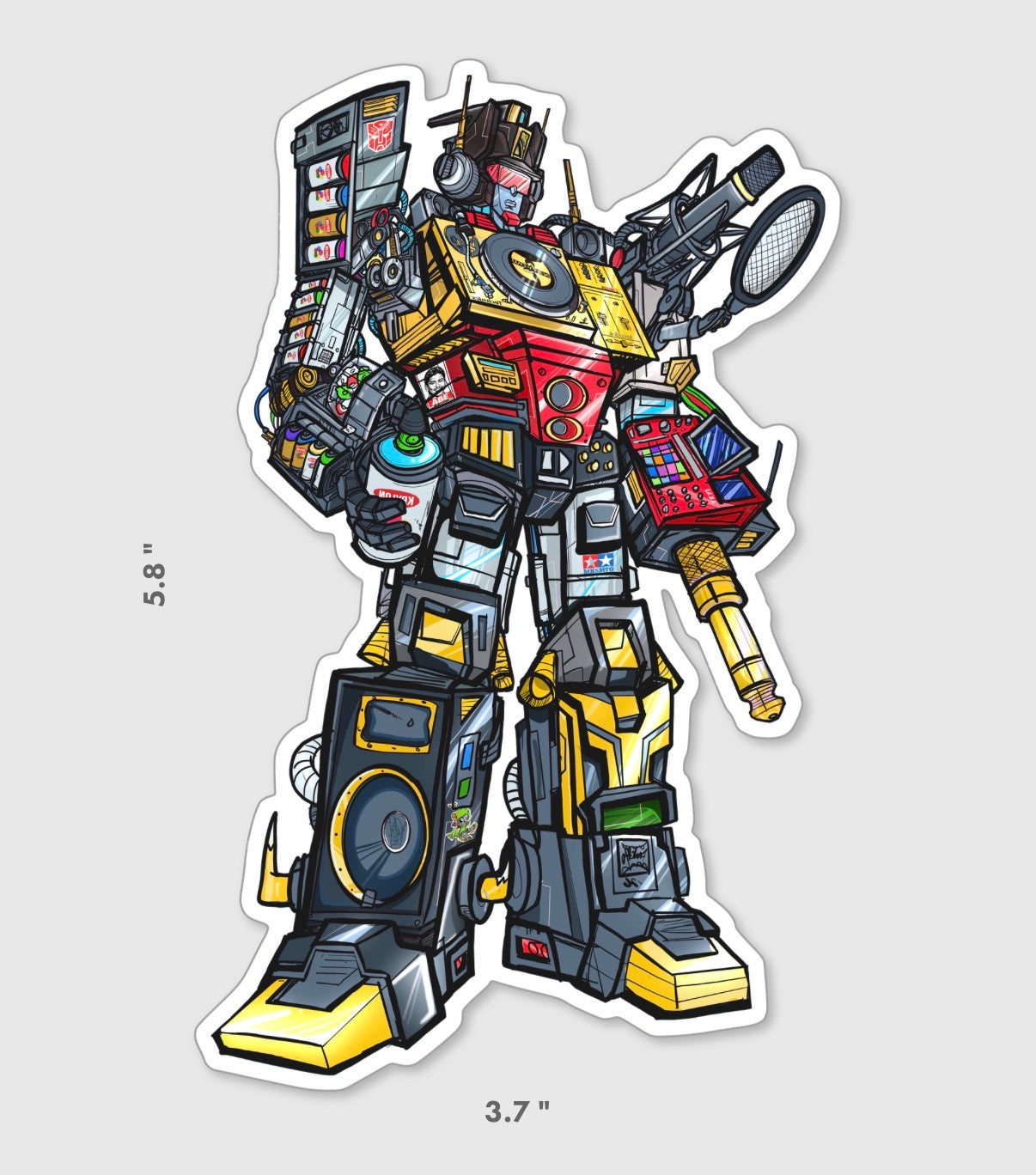 Hip-Hop Bot (grimlock colorway)