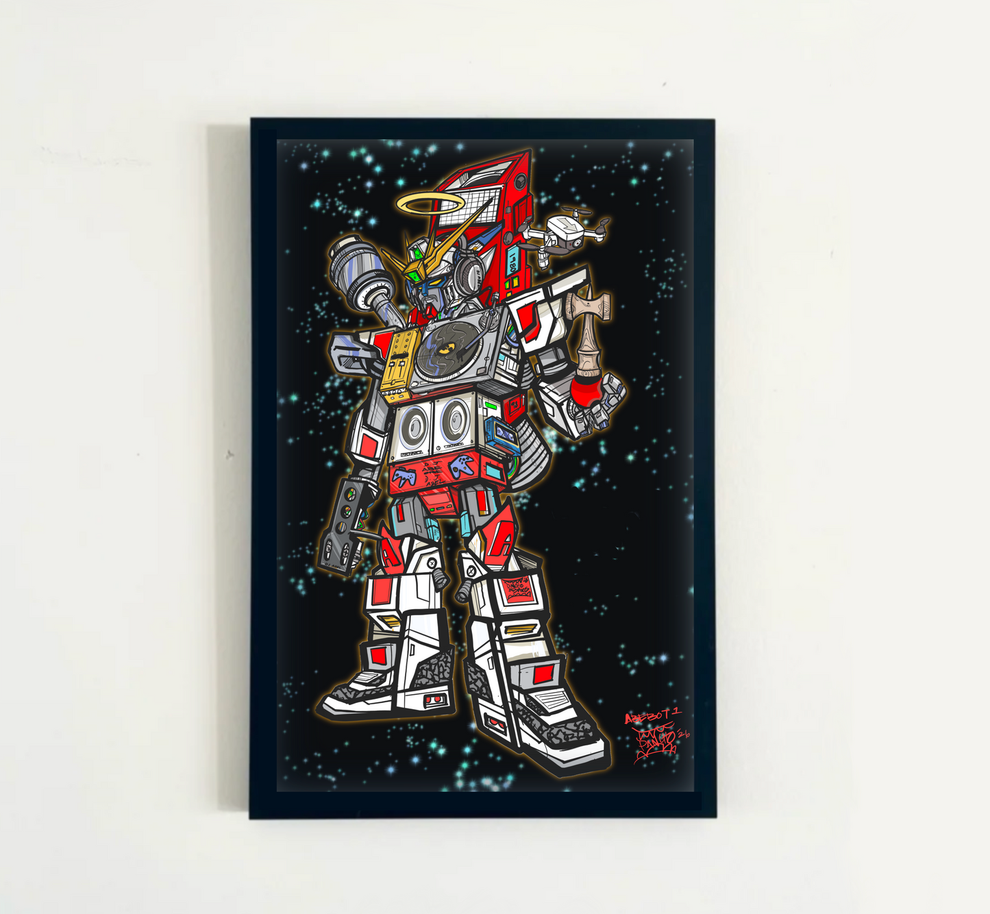 A.B.E 1 BOT art print