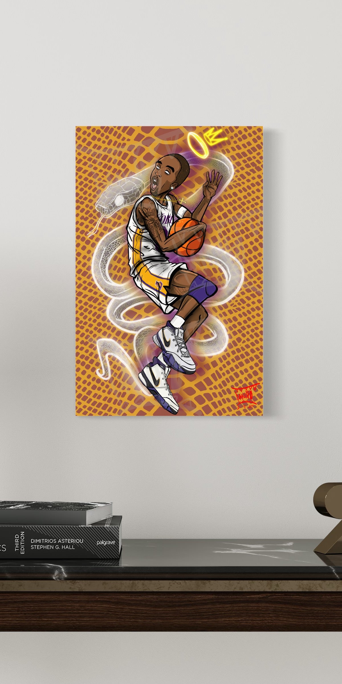 81 points Kobe A tribute piece to kobe “bean” Bryant Print