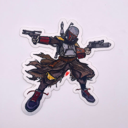 Mando Boba Fette Iron On Patch