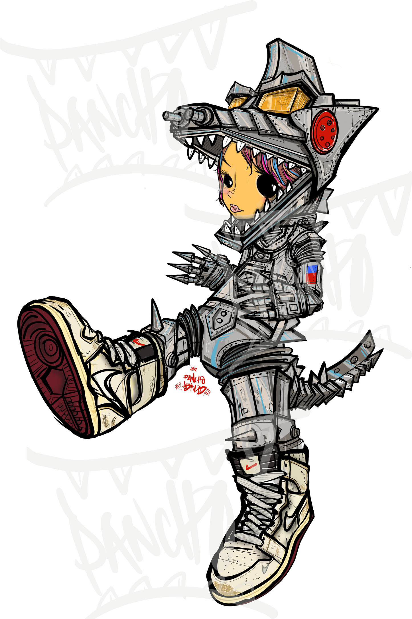 Aly Mechagodzilla Print