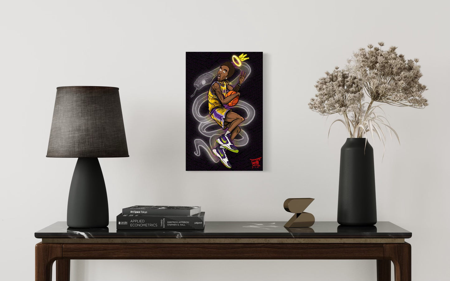 The Black Mamba Print - Lakers Yellow