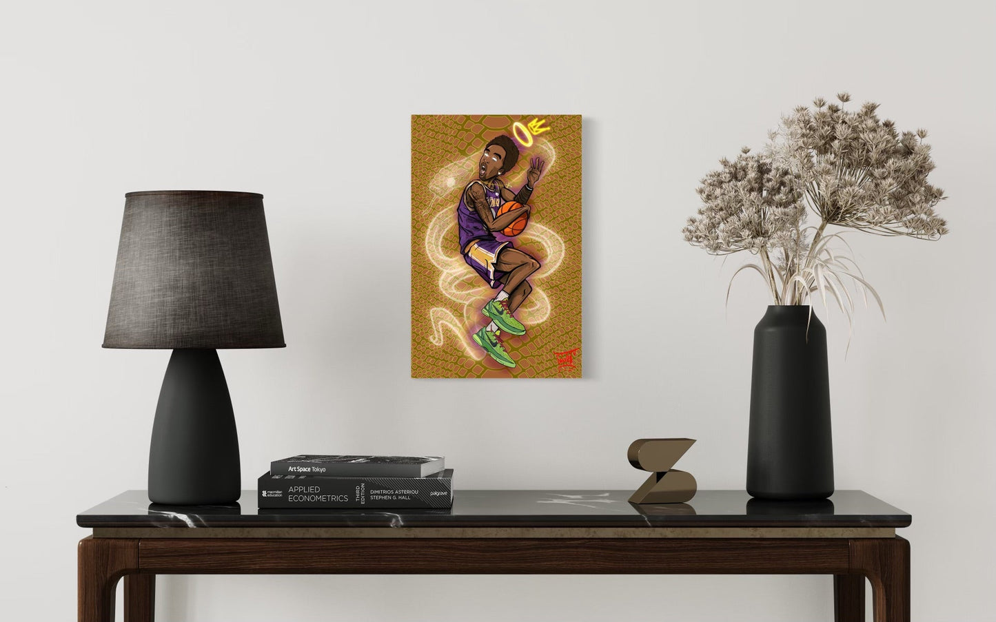 The Black Mamba Print - Lakers Purple