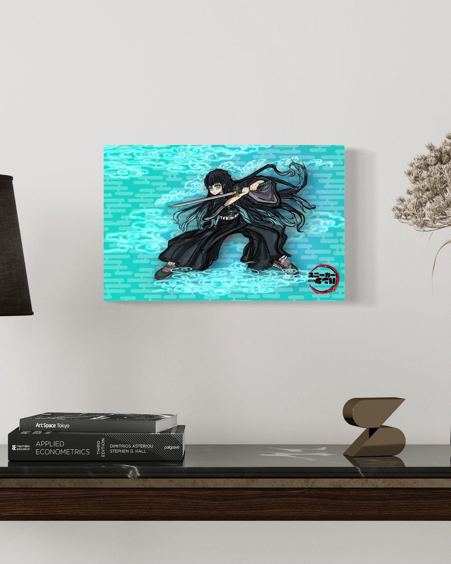 Demon Slayer Muichiro Tokito sneaker hunter print