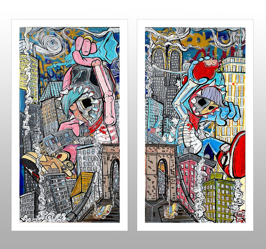 Limited Edition Print: WE’RE TAKING OVER N.Y.C. Fine Art Print Giclee