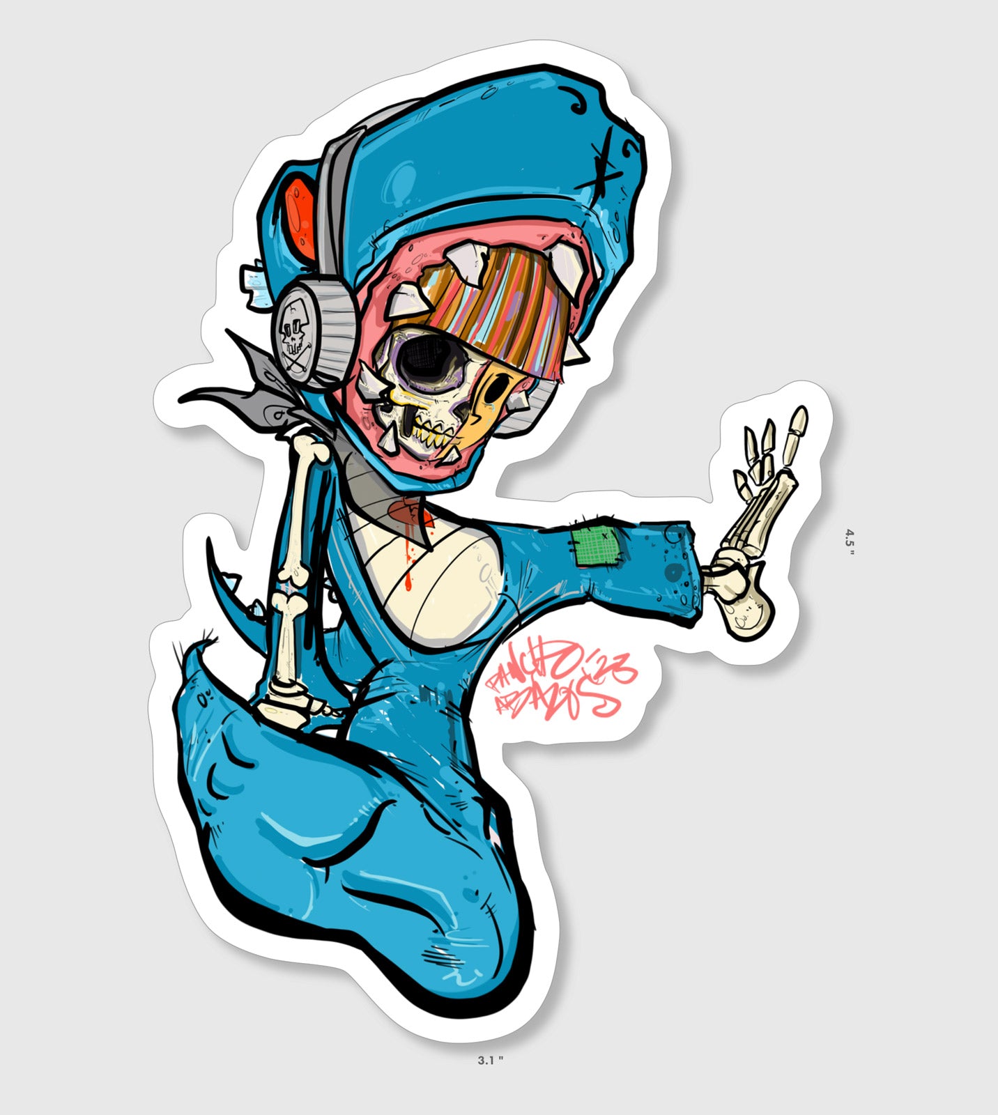 A Part Of Me Is Dead Sticker