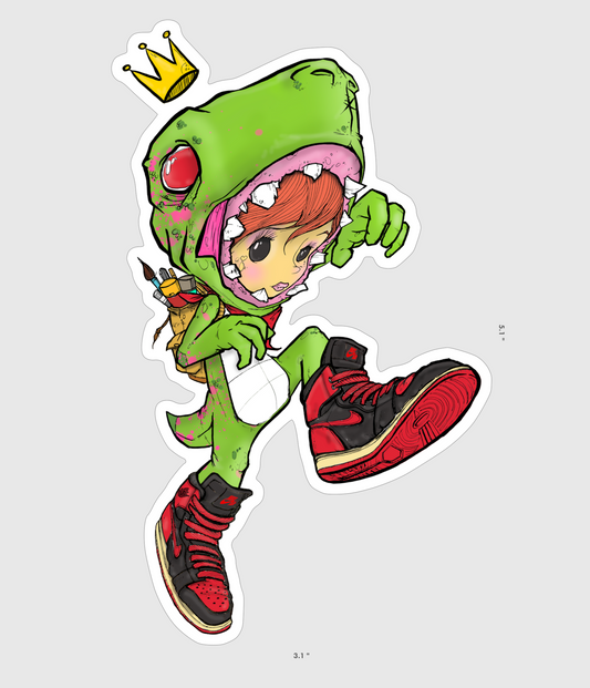 Alysaurus Stomping Sticker