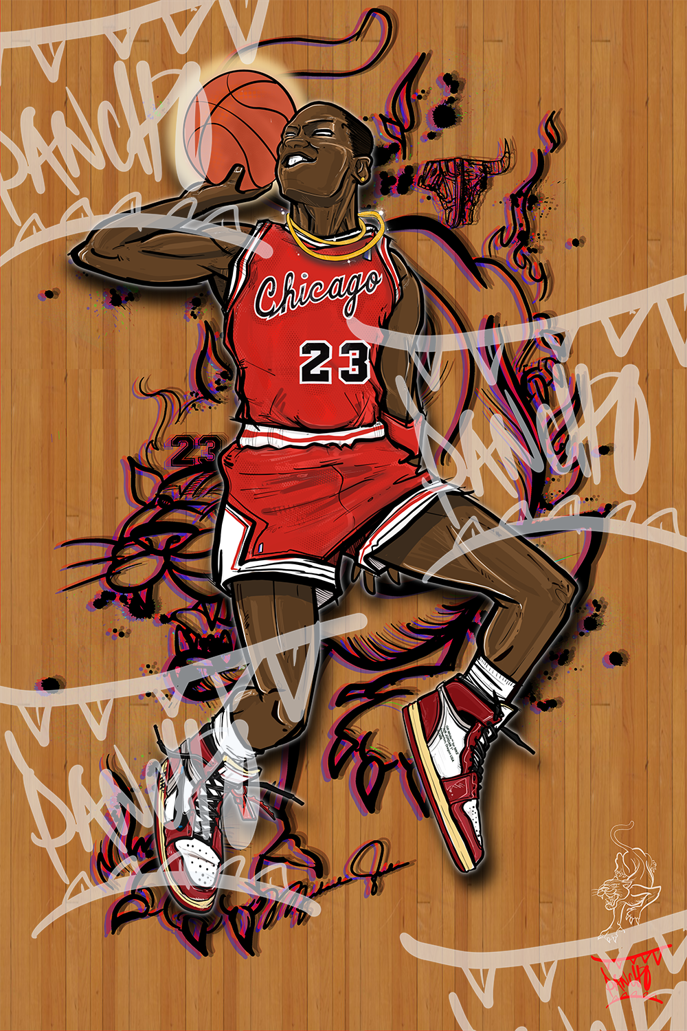 GOATSeries: Black Cat Art Print – panchoabalos - Main Image