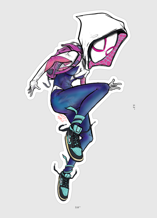 Spidergwen Sticker