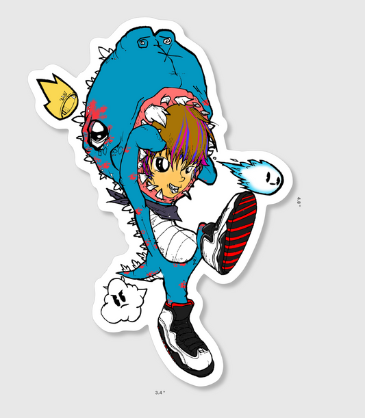 Kidzilla Sticker