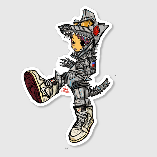 Aly Mechagodzilla Sticker