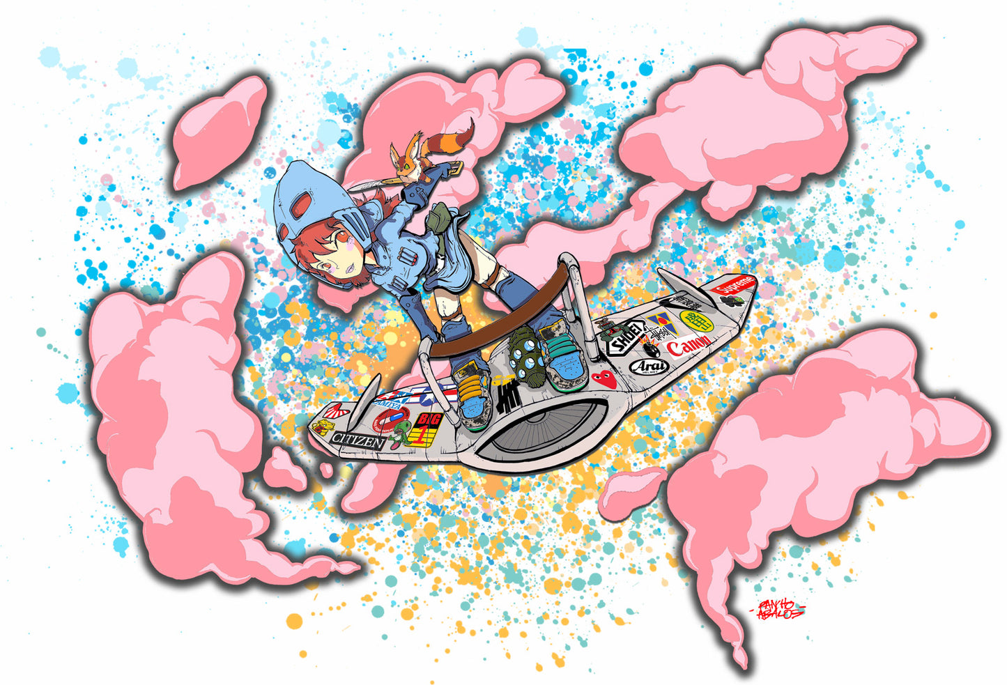 nausicaa drift print