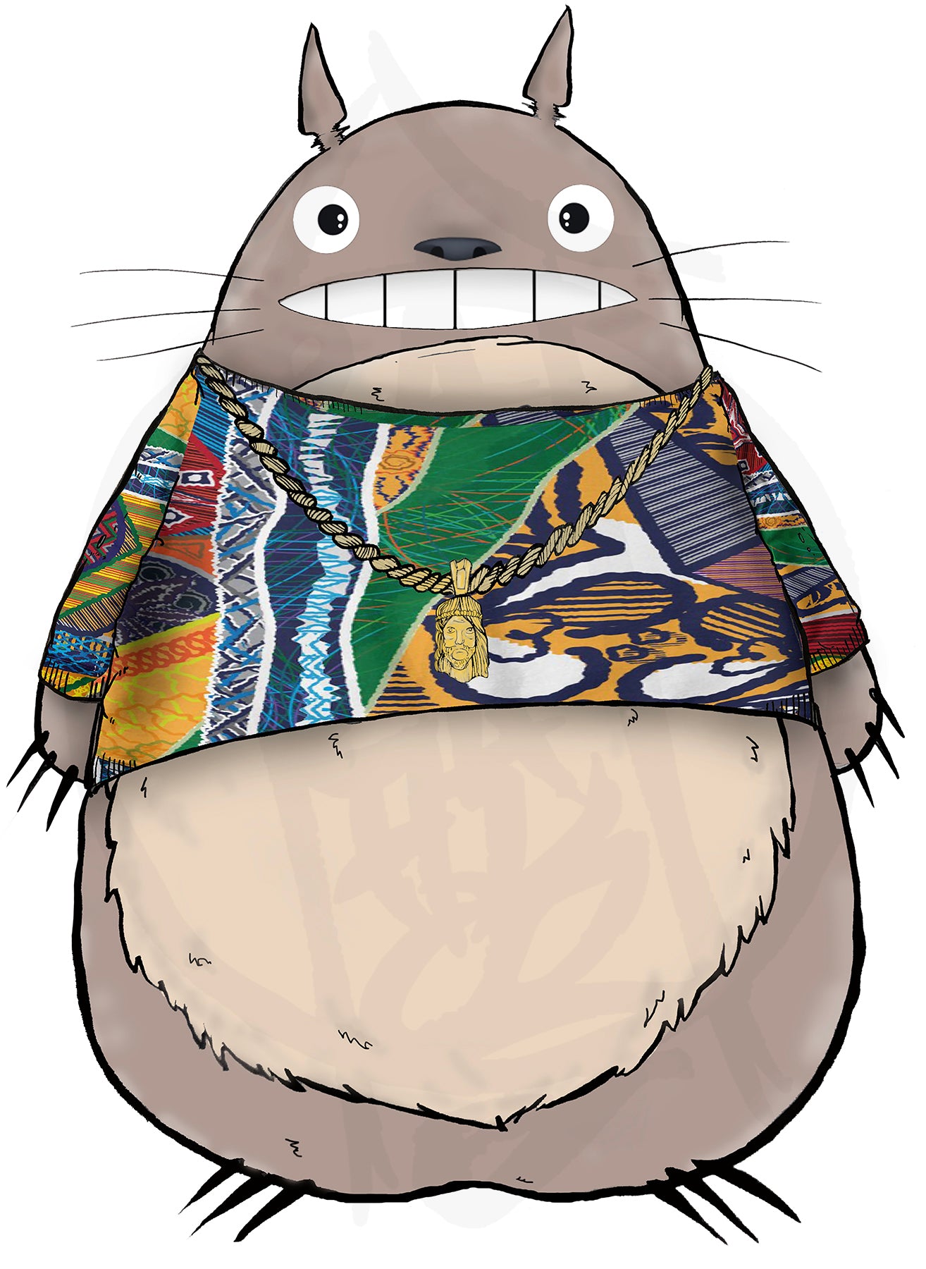 Totoro Smalls Print