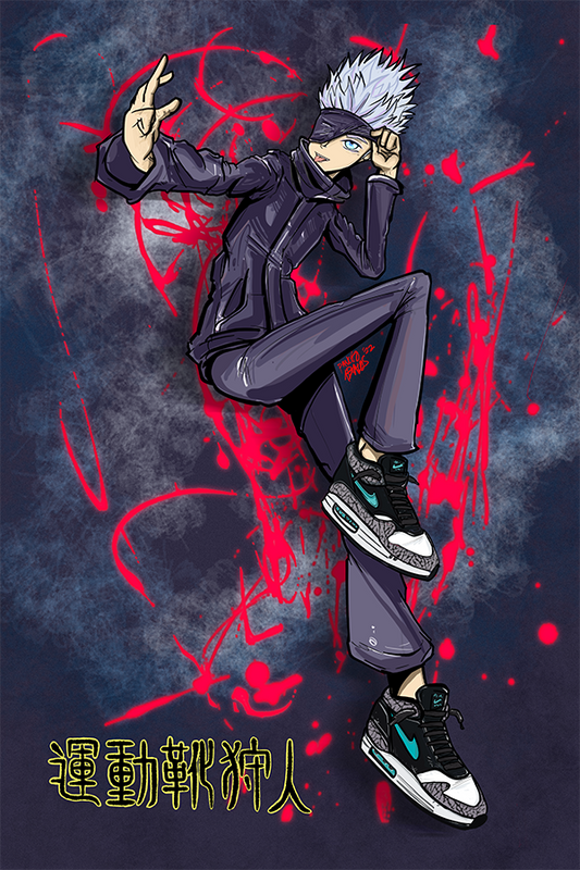 Gojo Sensei Print