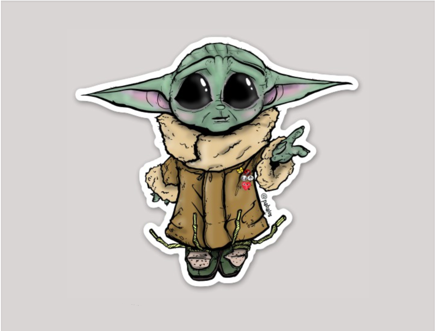 Baby Grogu Sticker