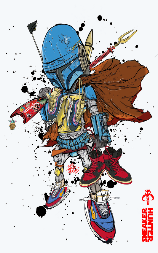 Sneaker Hunter Droids Fett Print