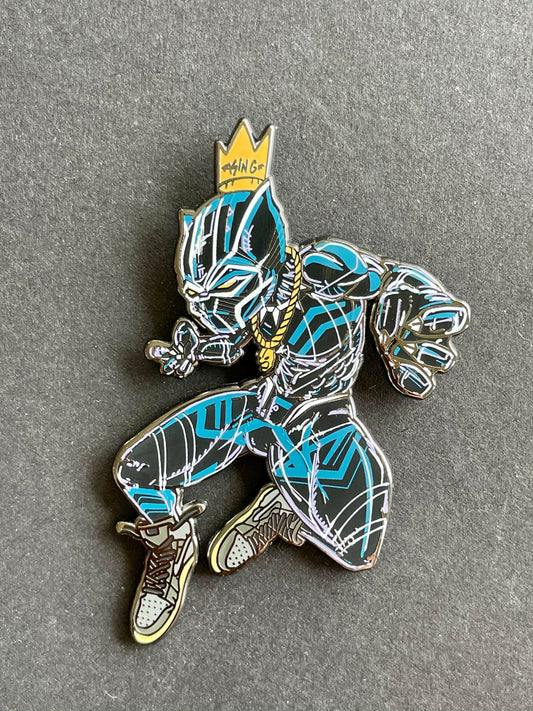 BLACK PANTHER WAKANDA FOREVER ENAMEL PIN