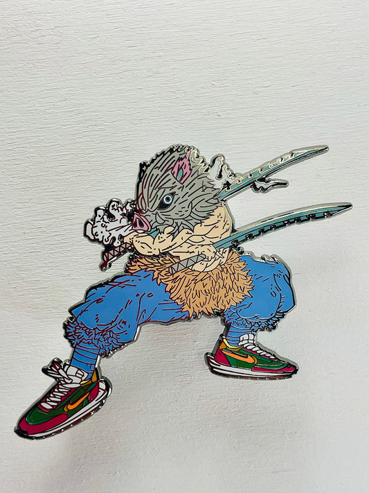 Demon Slayer Inosuke Enamel Pin