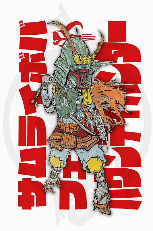 Samurai Boba Fett Print