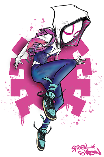 spidergwen print