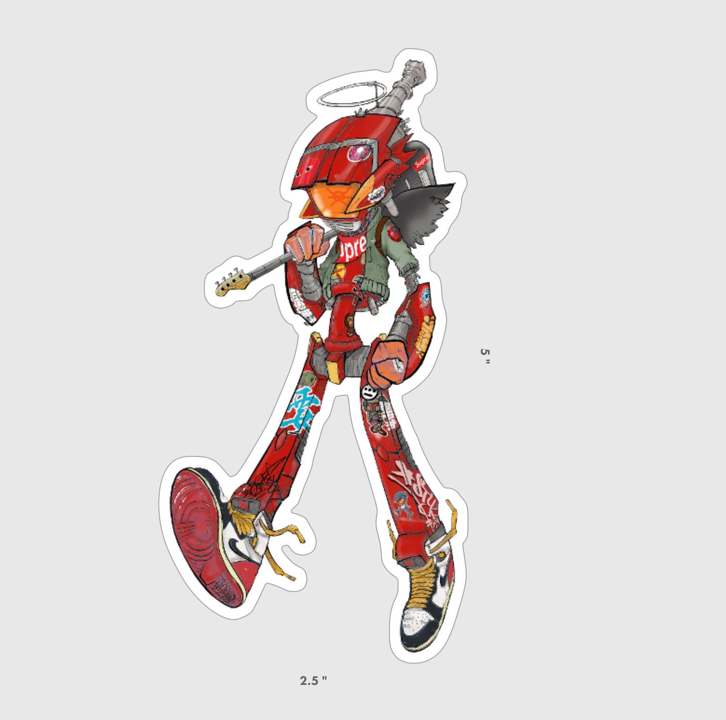 Lord Canti Red Sticker