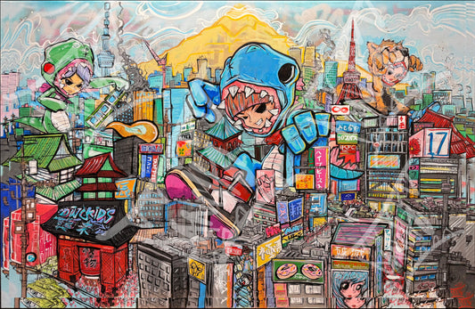 “We’re Taking Over Tokyo” Original Art work