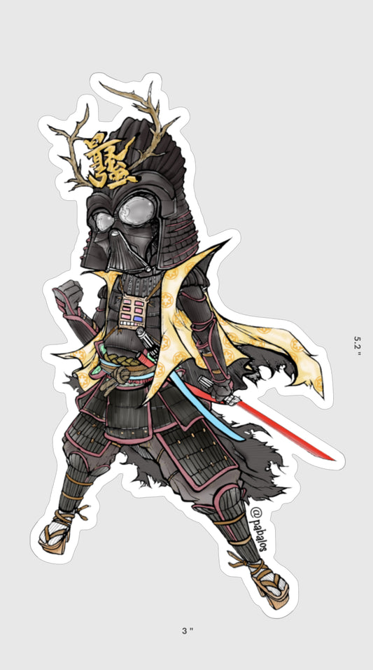 Samurai Vador Sticker