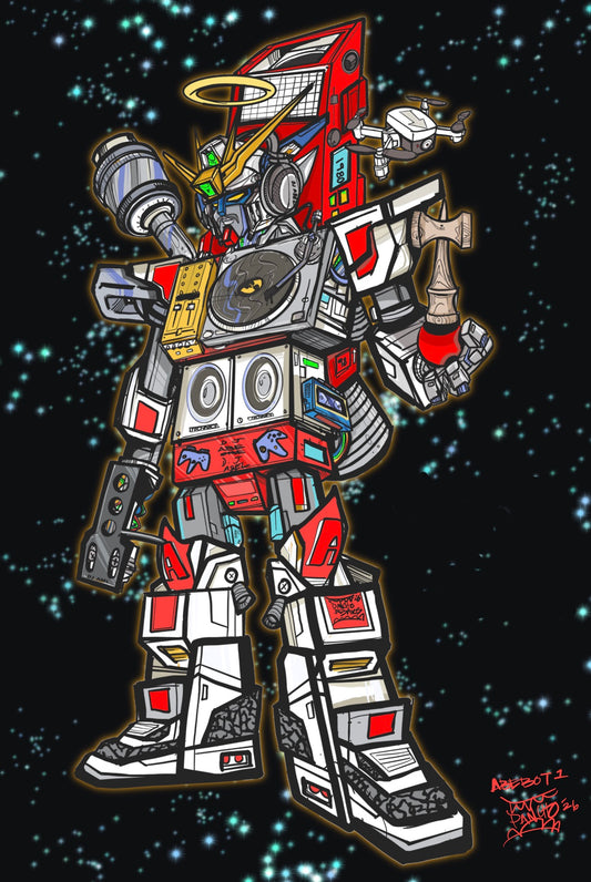 A.B.E 1 BOT art print