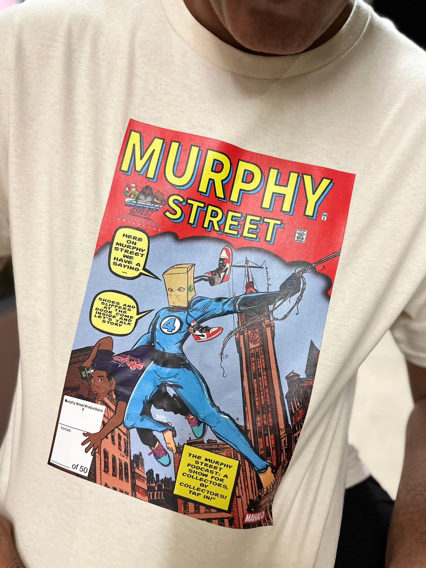 Murphy Street x Pancho Abalos Collabo T-shirt Off- White