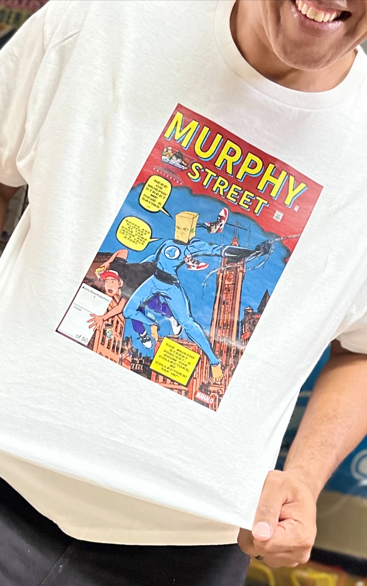 Murphy Street x Pancho Abalos Collabo T-shirt White