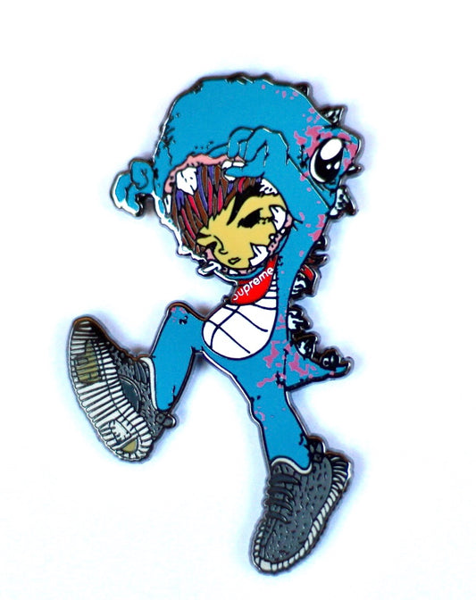 Kidzilla Stompin Enamel Pin