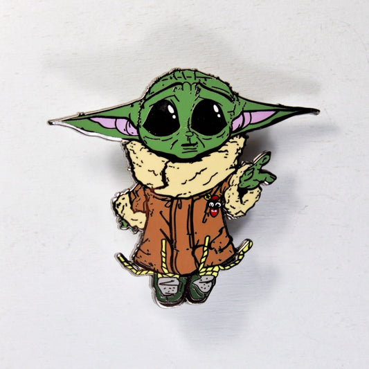 baby grogu enamel pin