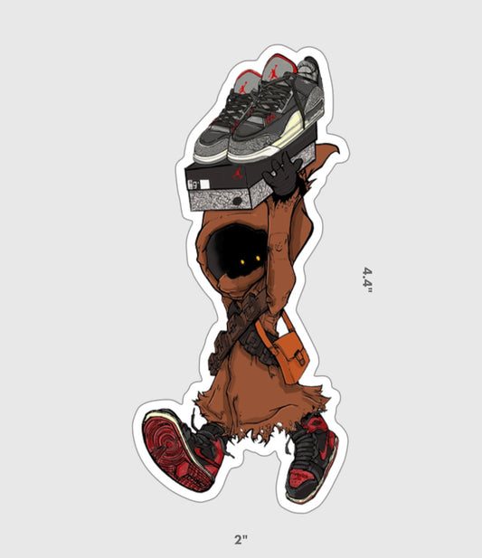 Sneaker Hunter Jawa Sticker